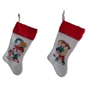 Cabbage Patch Kids Set of 2 1984 Vintage Christmas Stockings